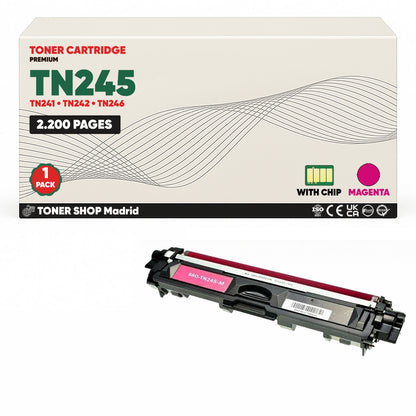 BDink Pack 4 Tóners Compatibles Brother TN241 TN245 (Pack 4)