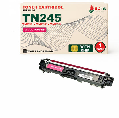 BDink Pack 4 Tóners Compatibles Brother TN241 TN245 (Pack 4)