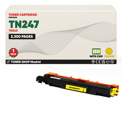 BDink Pack 4 Tóners Compatibles Brother TN247 TN243 (Pack 4)
