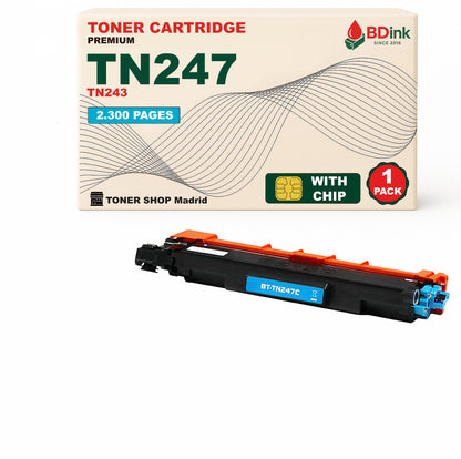 BDink Pack 4 Tóners Compatibles Brother TN247 TN243 (Pack 4)