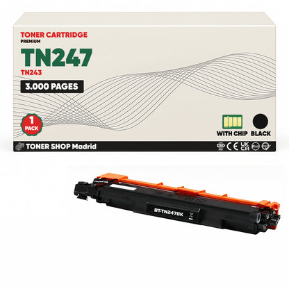 BDink Pack 4 Tóners Compatibles Brother TN247 TN243 (Pack 4)