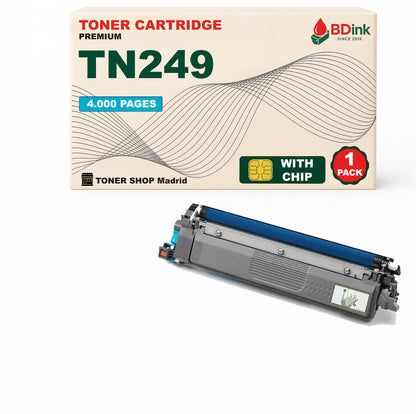 BDink Tóner Compatible Brother TN249 CMYK (Pack 4) Con Chip