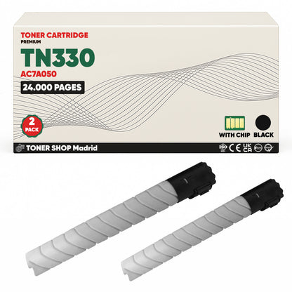 BDink Cartucho de Toner Compatible Konica Minolta TN330 Negro