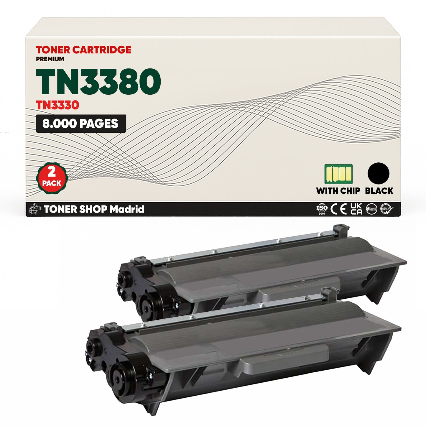 BDink Tóner Compatible Brother TN3330 / TN3380 Negro