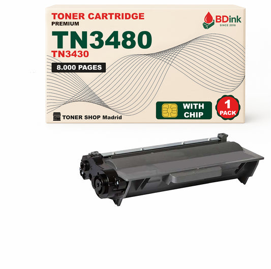 BDink Tóner Compatible Brother TN3430 / TN3480 Negro