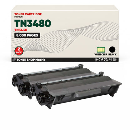 BDink Tóner Compatible Brother TN3430 / TN3480 Negro