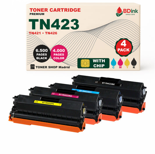 BDink Tóners Compatibles TN421 / TN423 / TN426 Pack CMYK