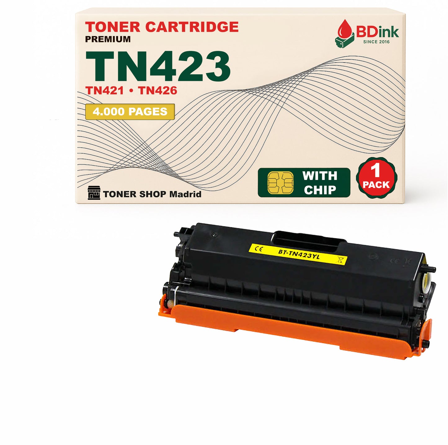 BDink Tóners Compatibles TN421 / TN423 / TN426 Pack CMYK
