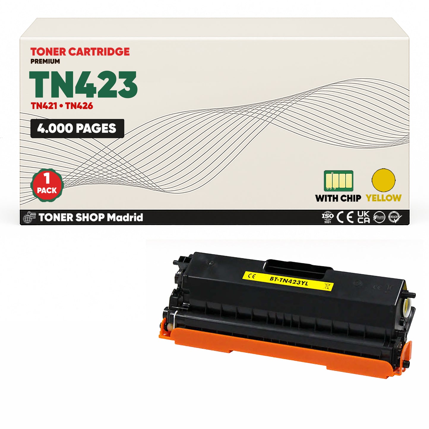 BDink Tóners Compatibles TN421 / TN423 / TN426 Pack CMYK