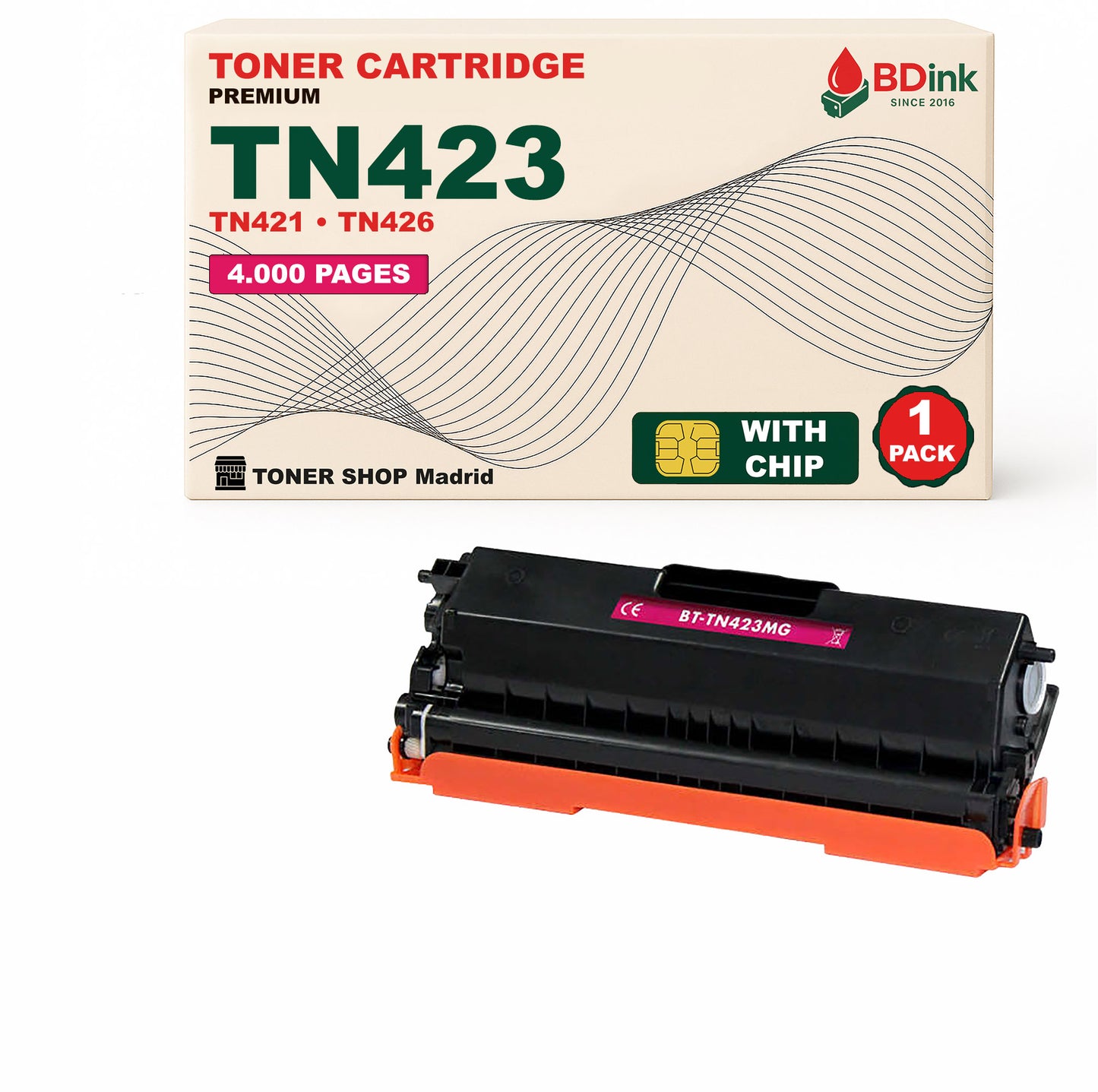 BDink Tóners Compatibles TN421 / TN423 / TN426 Pack CMYK