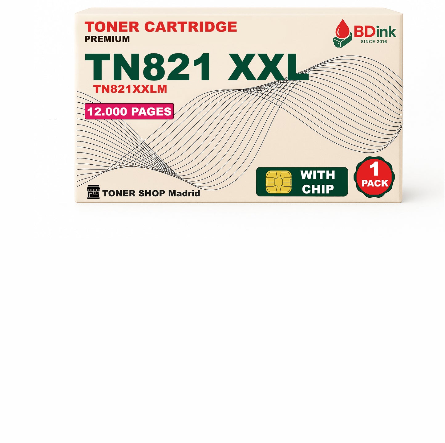 BDink Tóner Compatible Brother TN821XXL CMYK Pack 4