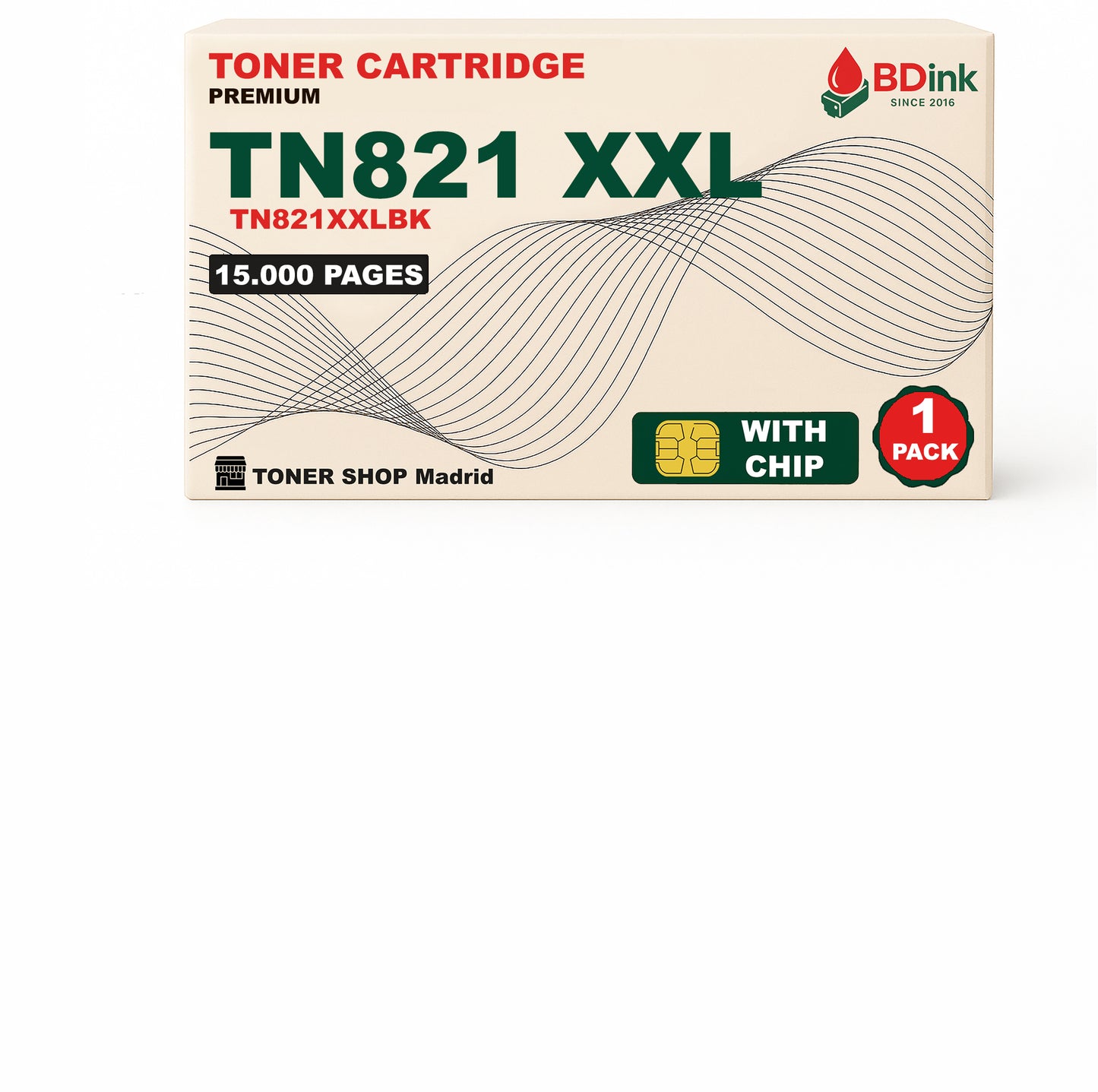 BDink Tóner Compatible Brother TN821XXL CMYK Pack 4
