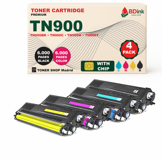 BDink Tóner Compatible Brother TN900 CMYK - Pack 4