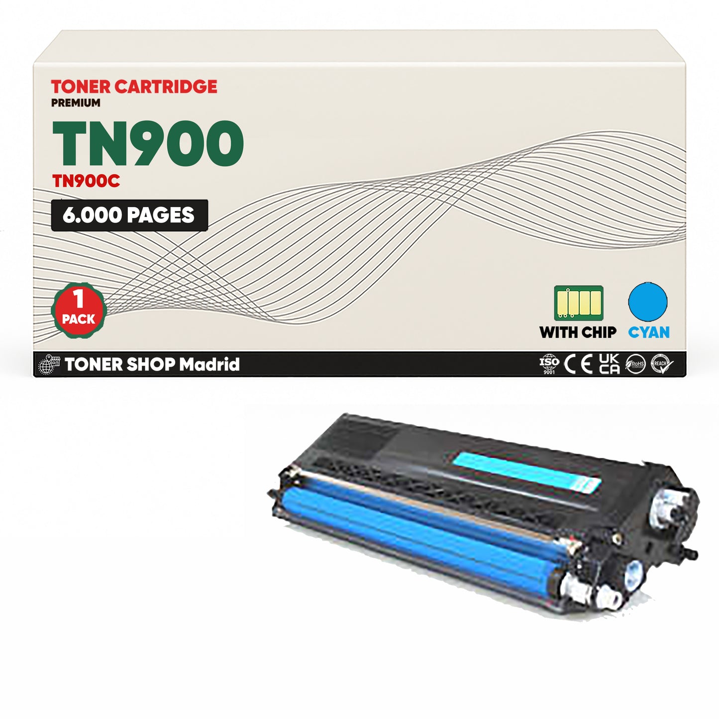 BDink Tóner Compatible Brother TN900 CMYK - Pack 4
