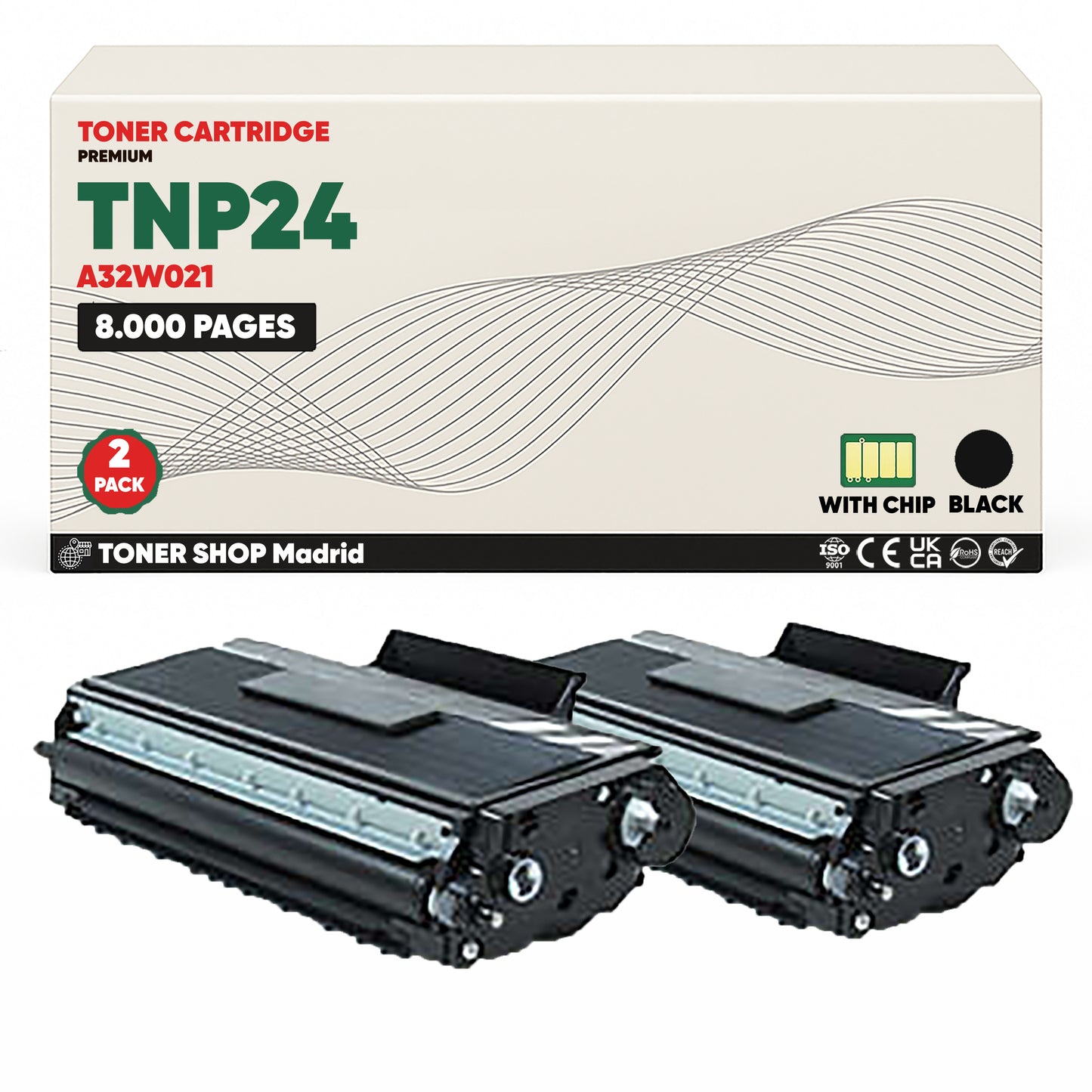 BDink Cartucho de Toner Compatible Konica Minolta  Negro