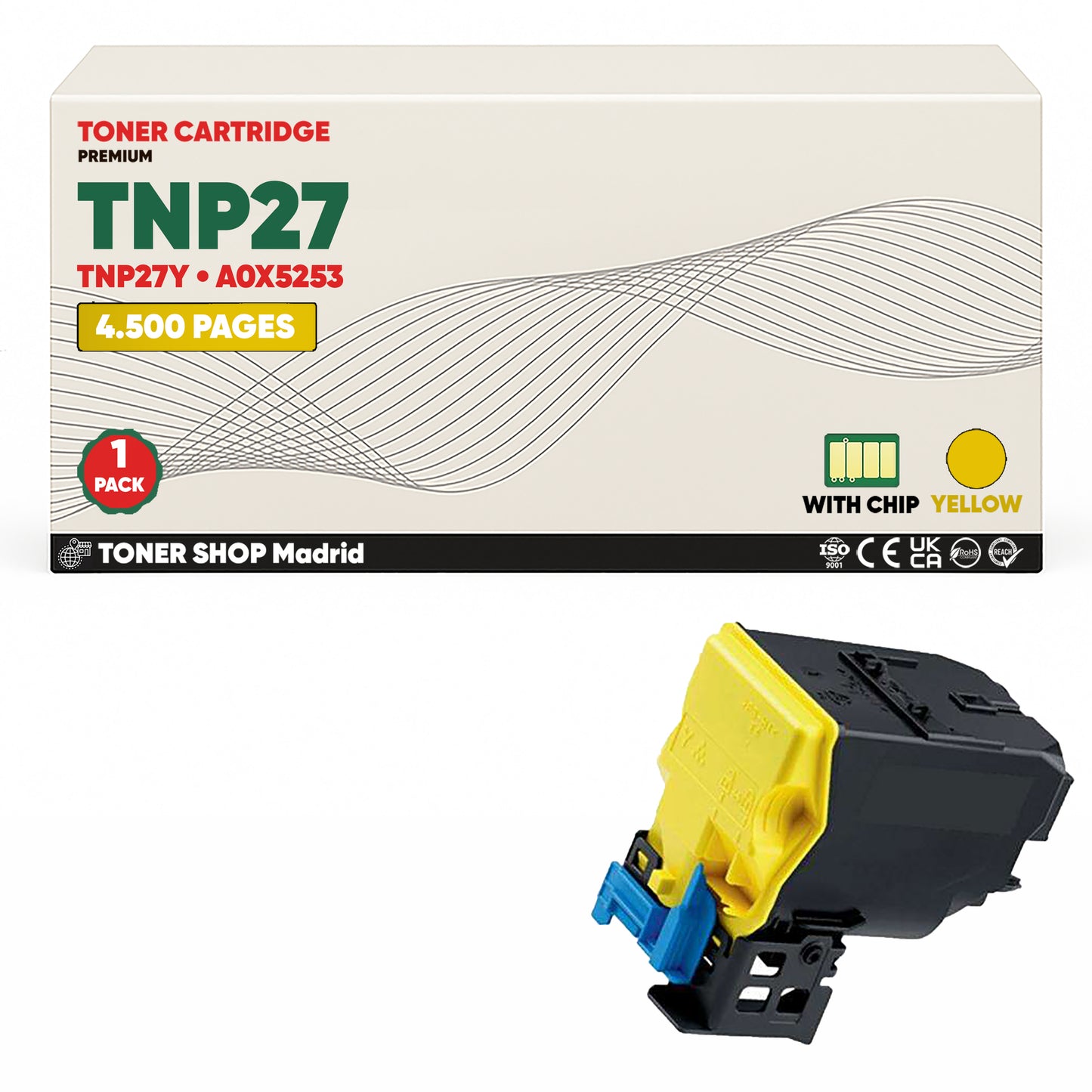 BDink Tóner Compatible Konica Minolta TNP27 (Pack 4 CMYK)