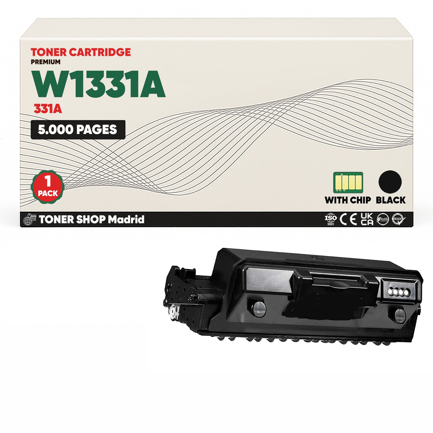 BDink Tóner Compatible HP 331A Negro W1331A