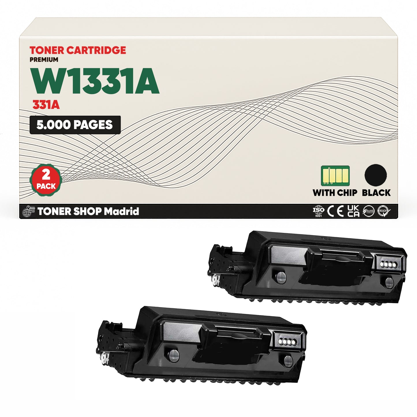 BDink Tóner Compatible HP 331A Negro W1331A