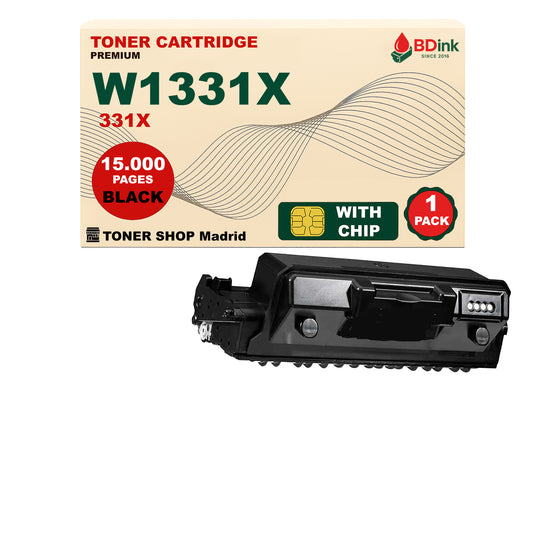 BDink Tóner Compatible HP 331X Negro W1331X (Alta Capacidad)