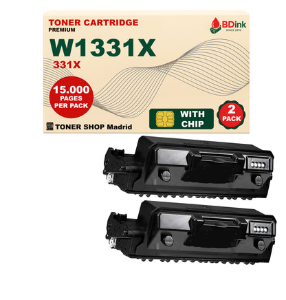 BDink Tóner Compatible HP 331X Negro W1331X (Alta Capacidad)