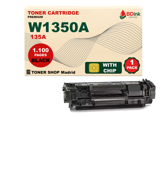 BDink Tóner Compatible HP 135A Negro W1350A (No HP+ / Serie E)