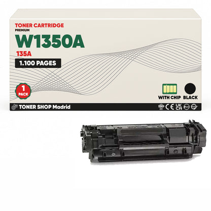 BDink Tóner Compatible HP 135A Negro W1350A (No HP+ / Serie E)