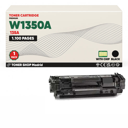 BDink Tóner Compatible HP 135A Negro W1350A (No HP+ / Serie E)