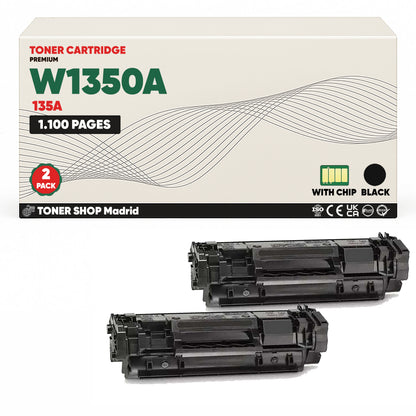 BDink Tóner Compatible HP 135A Negro W1350A (No HP+ / Serie E)
