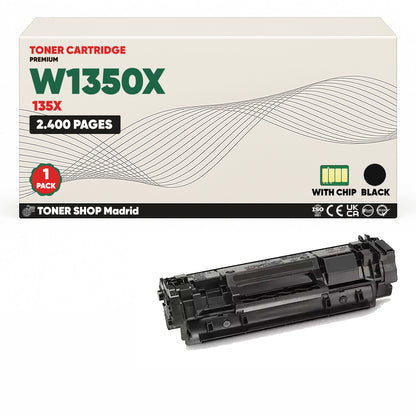 BDink Tóner Compatible HP 135X Negro W1350X (No HP+ / Serie E)
