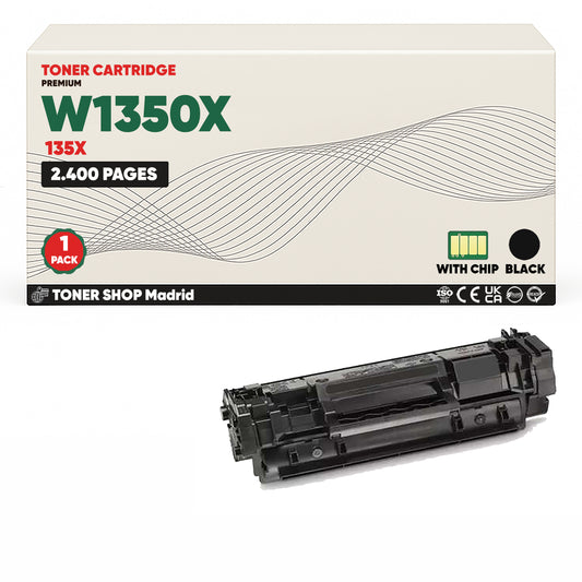 BDink Tóner Compatible HP 135X Negro W1350X (No HP+ / Serie E)