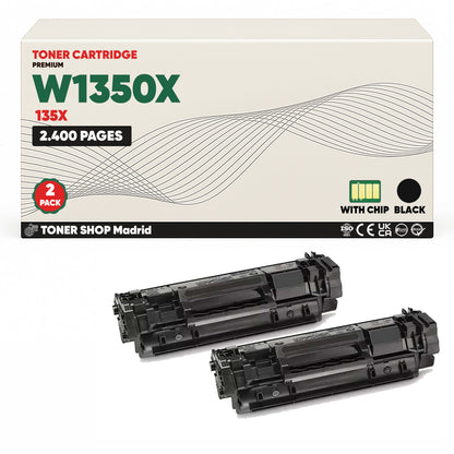 BDink Tóner Compatible HP 135X Negro W1350X (No HP+ / Serie E)