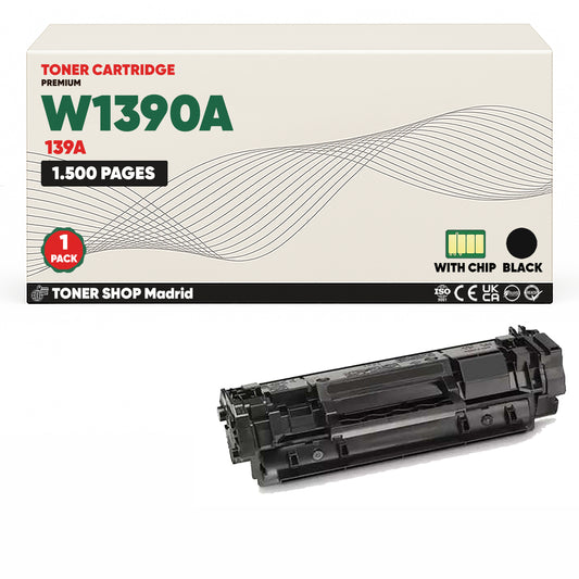 BDink Tóner Compatible HP 139A Negro W1390A
