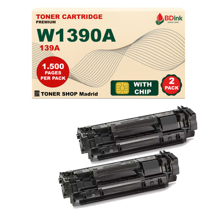BDink Tóner Compatible HP 139A Negro W1390A