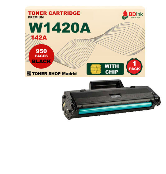 BDink Tóner Compatible HP 142A Negro W1420A (NO HP+)