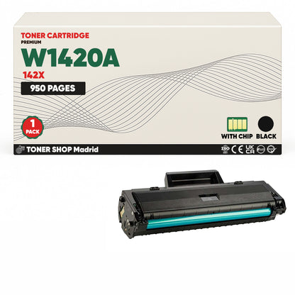 BDink Tóner Compatible HP 142A Negro W1420A (NO HP+)