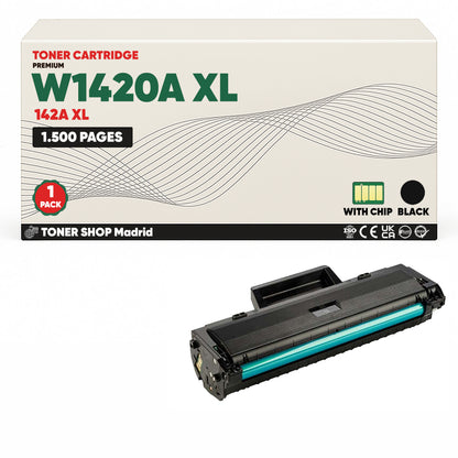 BDink Tóner Compatible HP 142A XL Negro W1420A (NO HP+)