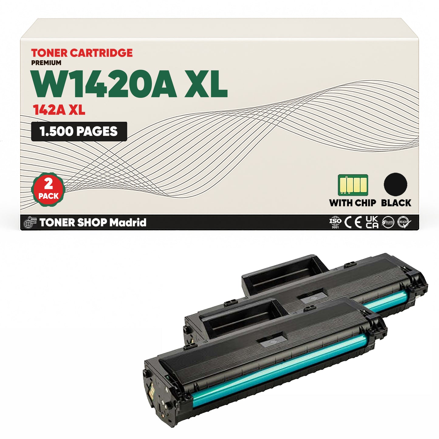 BDink Tóner Compatible HP 142A XL Negro W1420A (NO HP+)