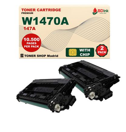 BDink Tóner Compatible HP 147A Negro W1470A