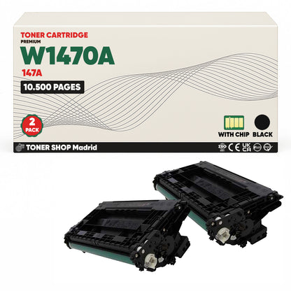 BDink Tóner Compatible HP 147A Negro W1470A