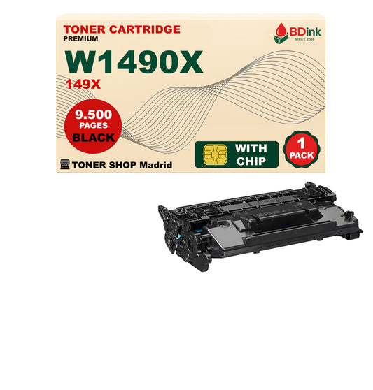 BDink Tóner Compatible HP 149X Negro W1490X (Alta Capacidad)