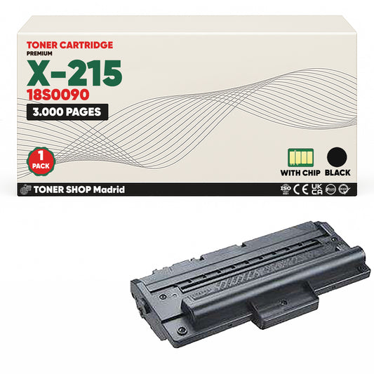 BDink Cartucho Tóner Compatible Lexmark X215 Negro