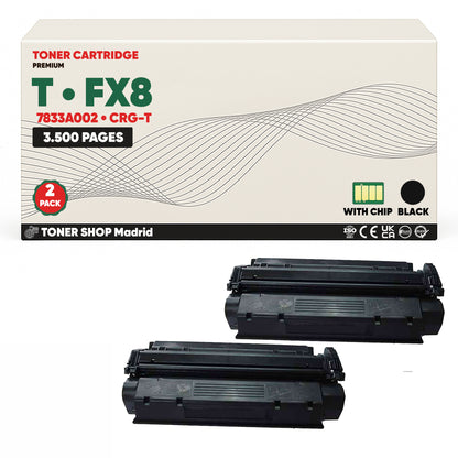 BDink Cartucho Tóner Compatible Canon FX8 Negro
